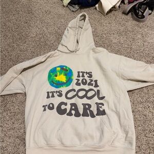 LONELY GHOST “It’s 2021 It’s cool to care” hoodie